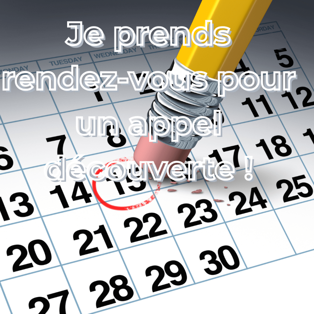 Prendre rendez-vous pour un appel découverte calendrier